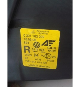 VW SHARAN 7M3 PRAVÉ SVIETIDLO EU H7 -113