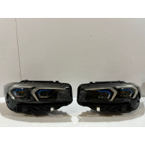BMW 3 G20 LCI Lampa LED Modrá Black L - 15971