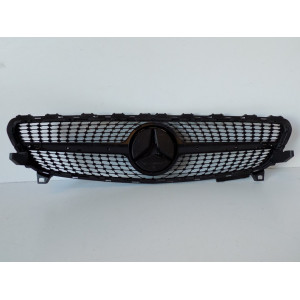 Mercedes W176 Maska/Gril Diamond Black- 4042