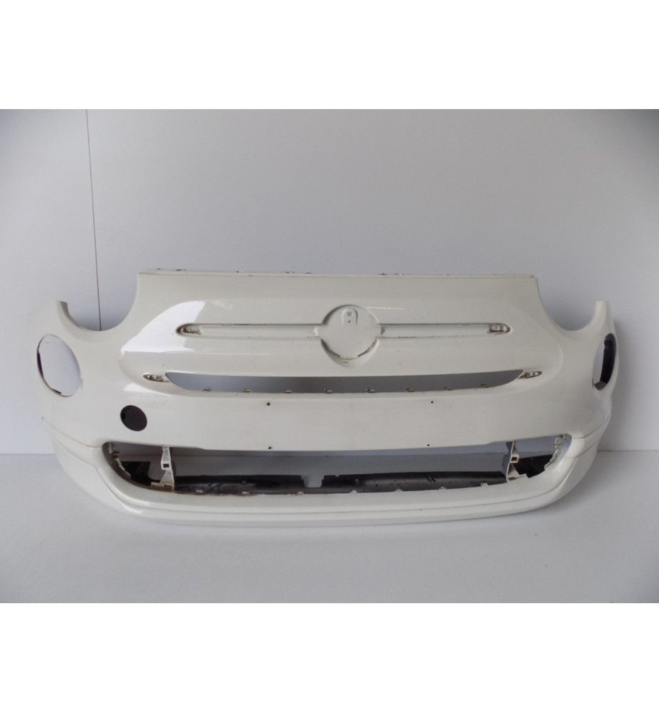 Fiat 500 LCI Predný nárazník (biely) - 10165