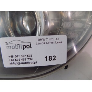 BMW 7 F01 LCI Lampa Bixenon Nieskrętna Ľavá - 182 | mobilpol.sk