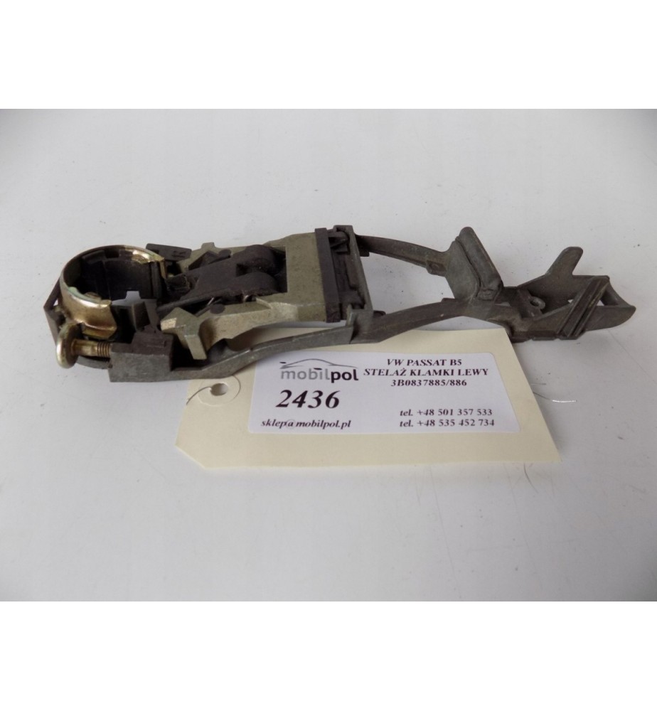 VOLKSWAGEN PASSAT B5 RÁM KLAMKY ĽAVÝ - 2436