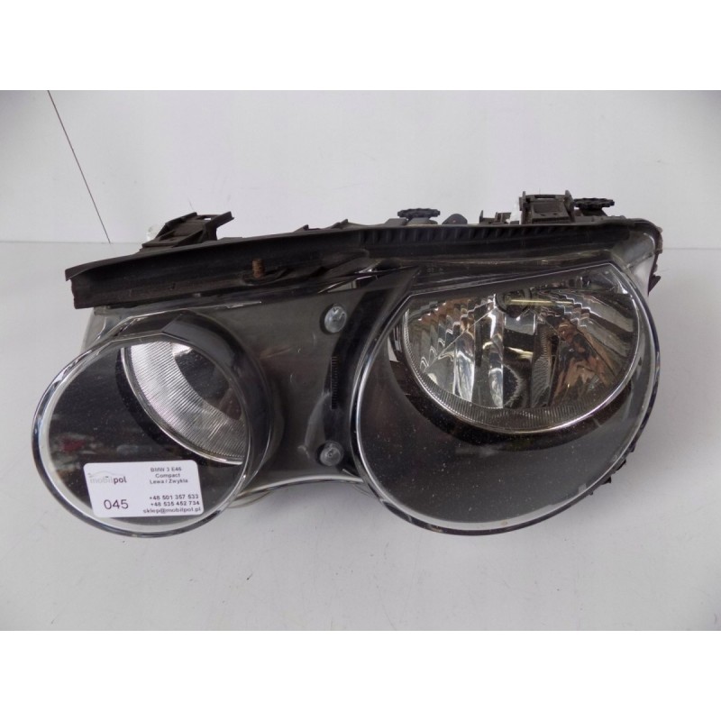 BMW 3 E46 Lampa Compact H7 Ľavá - 045 | mobilpol.sk