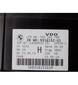 BMW E90 E91 E84 Merač 9316152 - 12404