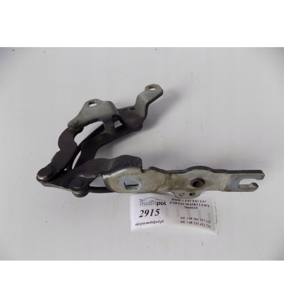 BMW 1 E81 E82 E87 Záves kapoty ľavý - 2915