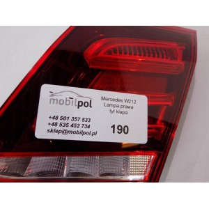 Mercedes W212 E-Klasa - Pravé zadné svetlo dverí | mobilpol.sk