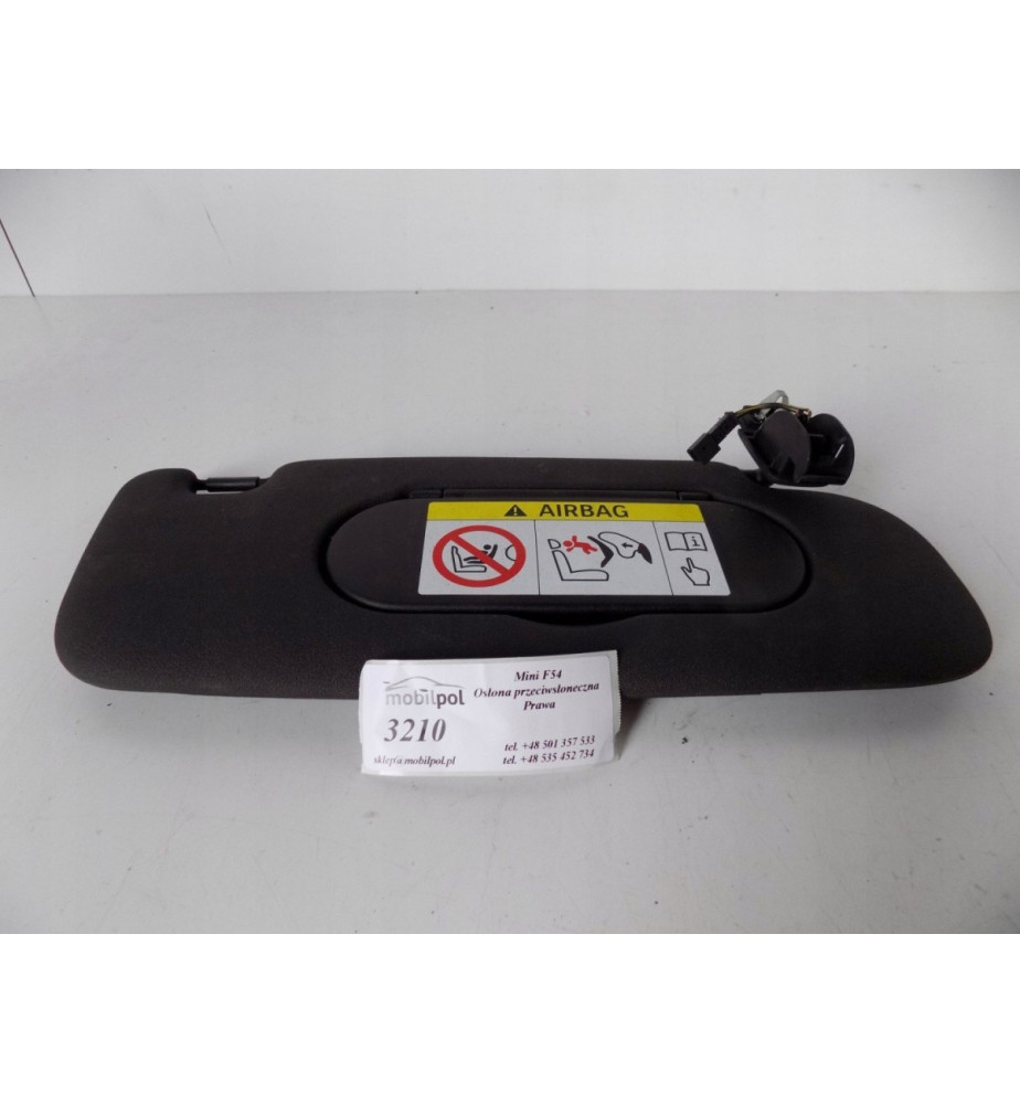 Mini Cooper F54 - Slnečná clona R - 3210