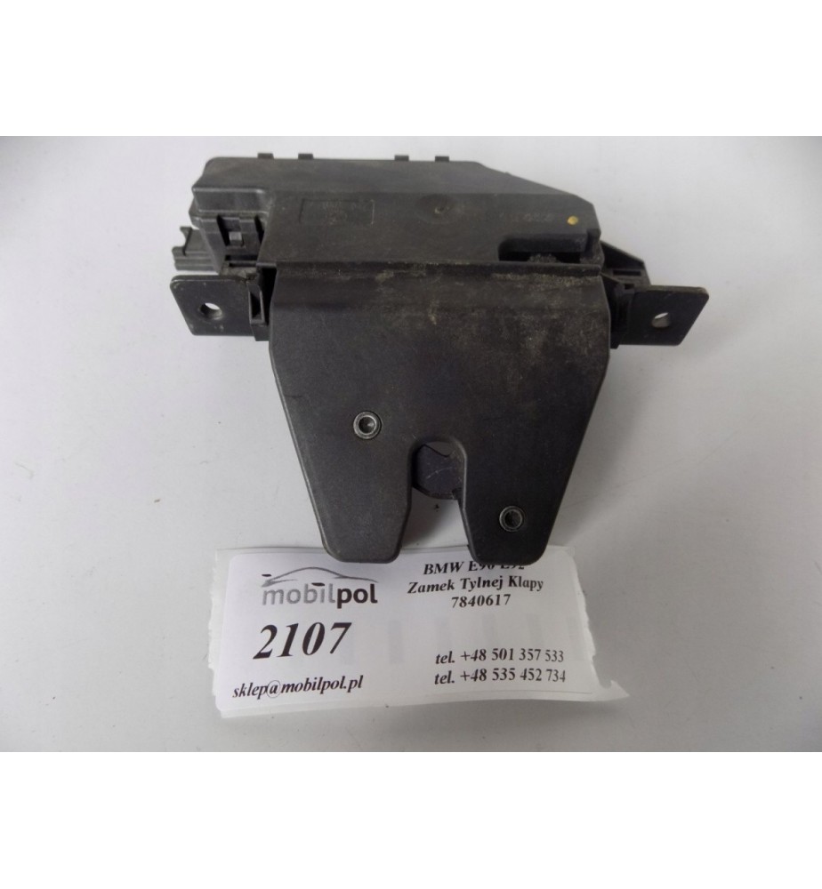BMW 3 E90 E92 - Zámok zadného veka - 2107