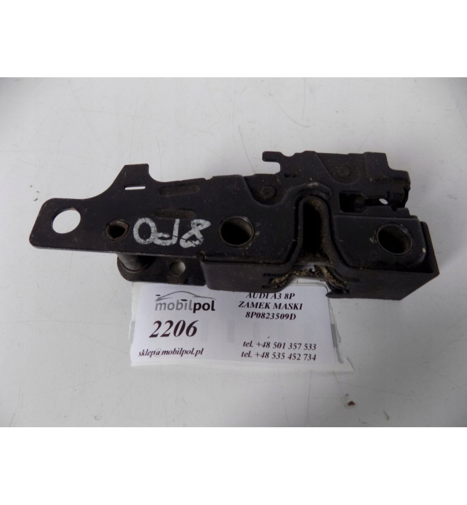 Audi A3 8P - Zámok kapoty - 2206