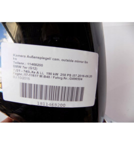 BMW 7 G11 G12 - Ľavé zrkadlo 9 pinov kamera