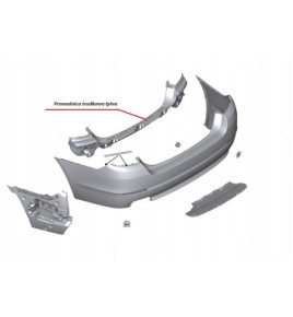 BMW 4 F32 F33 Sklz Zderzaka Ľavý Zadok - 2770