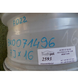 AUDI A3 A4 A6 - Hliníková disk 16 palcov - 2593