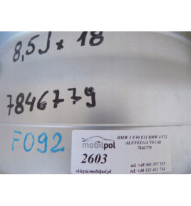 BMW 3 F30 F31 BMW 4 F32 - Alu koleso 18 palcov - 2603