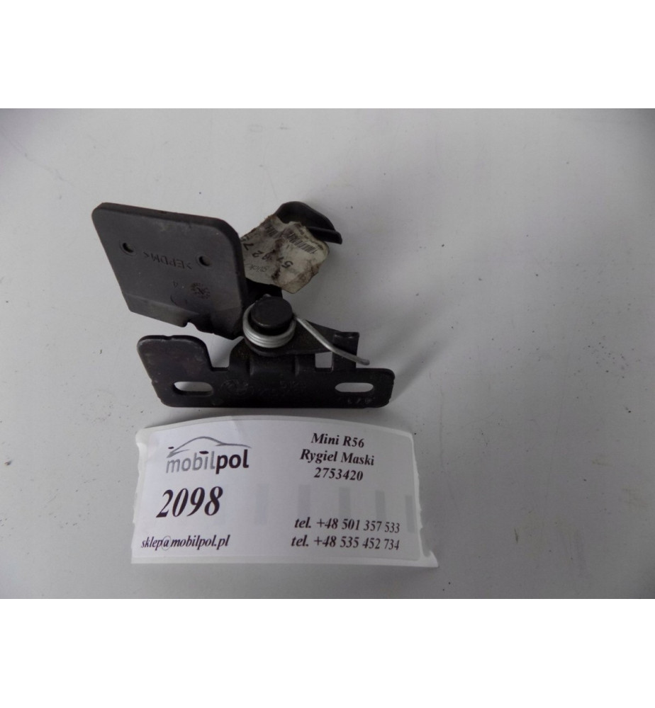 Mini Cooper R56 - Zámok / Zámok Kapoty
