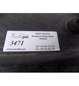 BMW 5 E60 E61 - Dolný vzduchový kanál