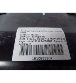 BMW 3 F30 F31 Elektrický ťažný hák - 4589