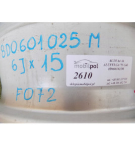 AUDI A4 A6 - Hliníková disk 15 palcov - 2610