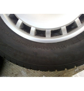 VOLKSWAGEN, KOMPLET HLINÍKOVÝCH DISKOV + PNEUMATIKY