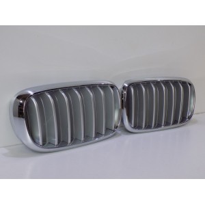 BMW X5 F15 Nerki / Grill Silver/Chrom - 3824 | mobilpol.sk