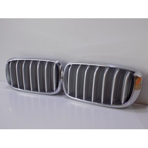 BMW X5 F15 Nerki / Grill Silver/Chrom - 3824 | mobilpol.sk