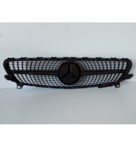 Mercedes W176 Maska/Gril Diamond Black- 4042