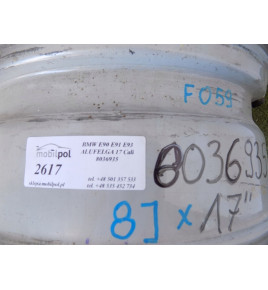 BMW 3 E90 E91 E93 - Hliníková disk 17 palcov - 2617