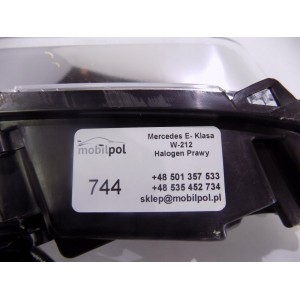 Mercedes E-Klas W212 Lampa / Halogén LED R - 0744 | mobilpol.sk