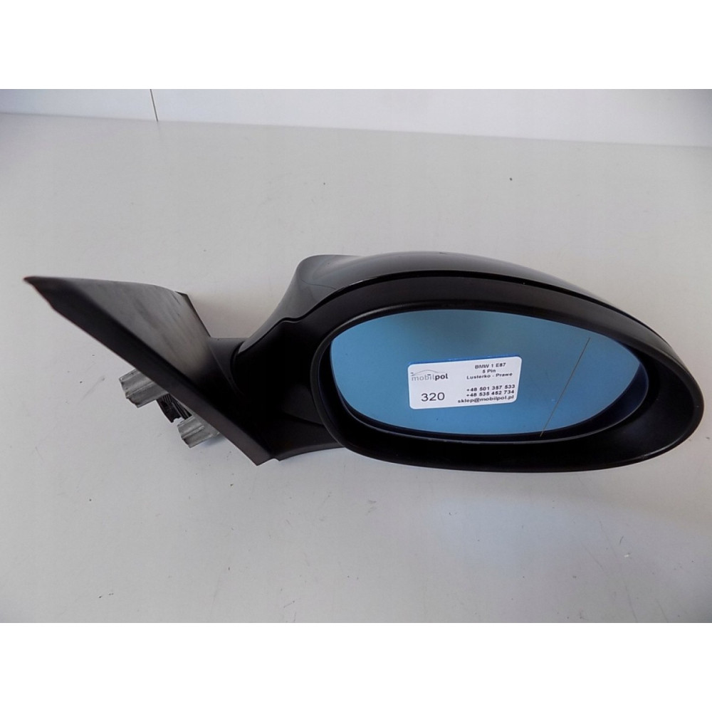 BMW 1 E87 Zrkadlo Pravé 5 PIN - 0320