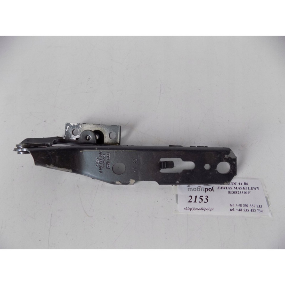 AUDI A4 B6 8E Závěs kapoty Levý - 2153