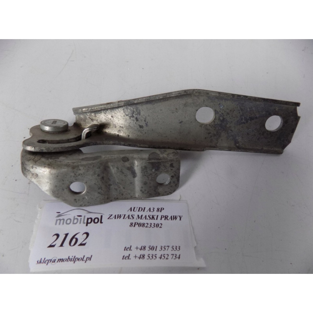 AUDI A3 8P Záves kapoty Pravý - 2162