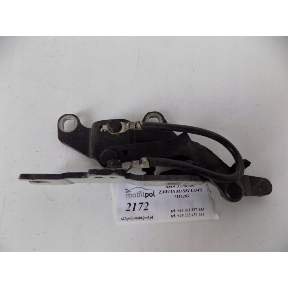 BMW 3 E90 E91 - Záves kapoty ľavý - 2172