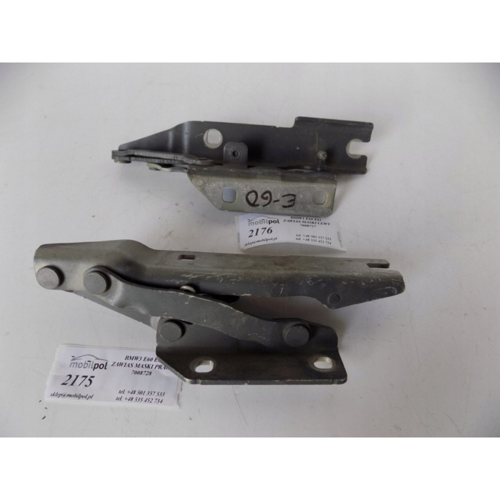 BMW 3 E60 E61 - Záves kapoty pravý - ľavý - 2174