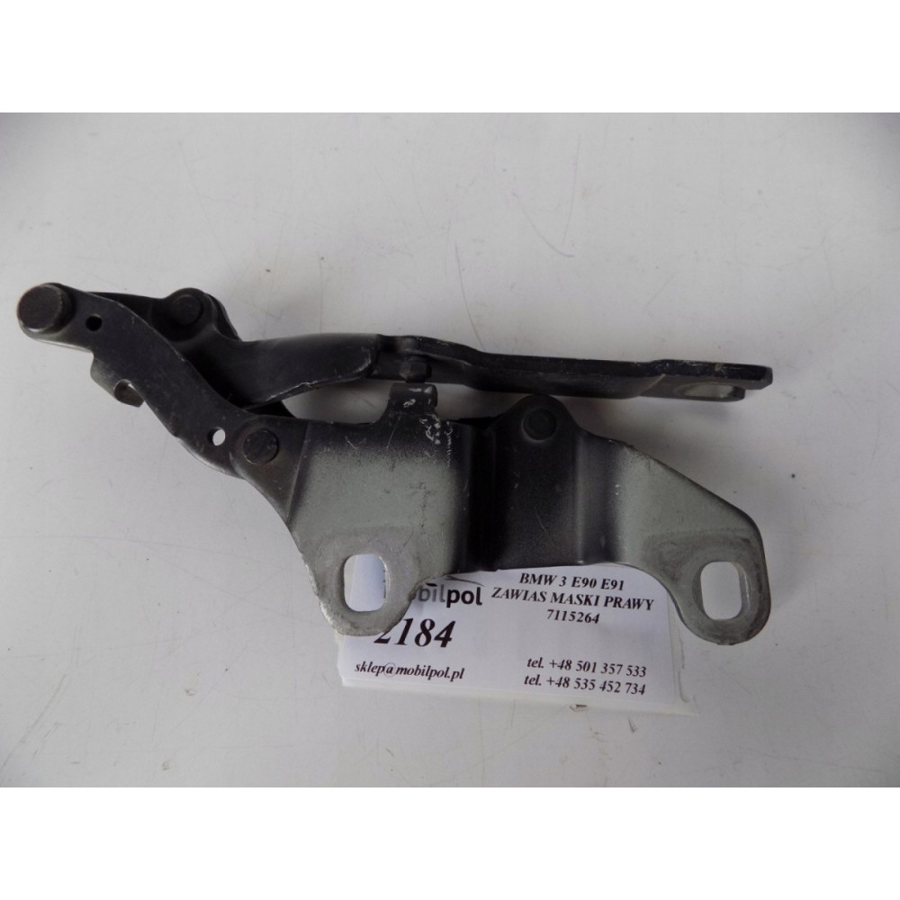 BMW 3 E90 E91 - Záves kapoty pravý - 2184