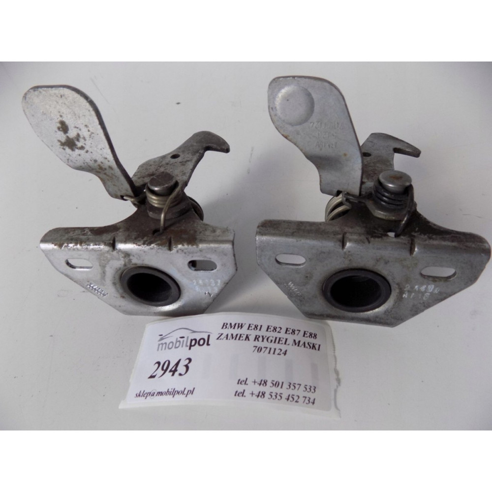 BMW 1 E81 E82 E87 E88 - Zámok Rygiel Kapoty - 2943