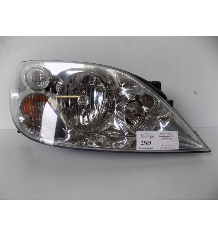 Nissan Primera Lampa Pravá H7 - 2505